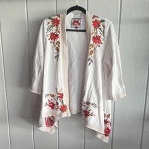 Johnny Was Floral Cardigan